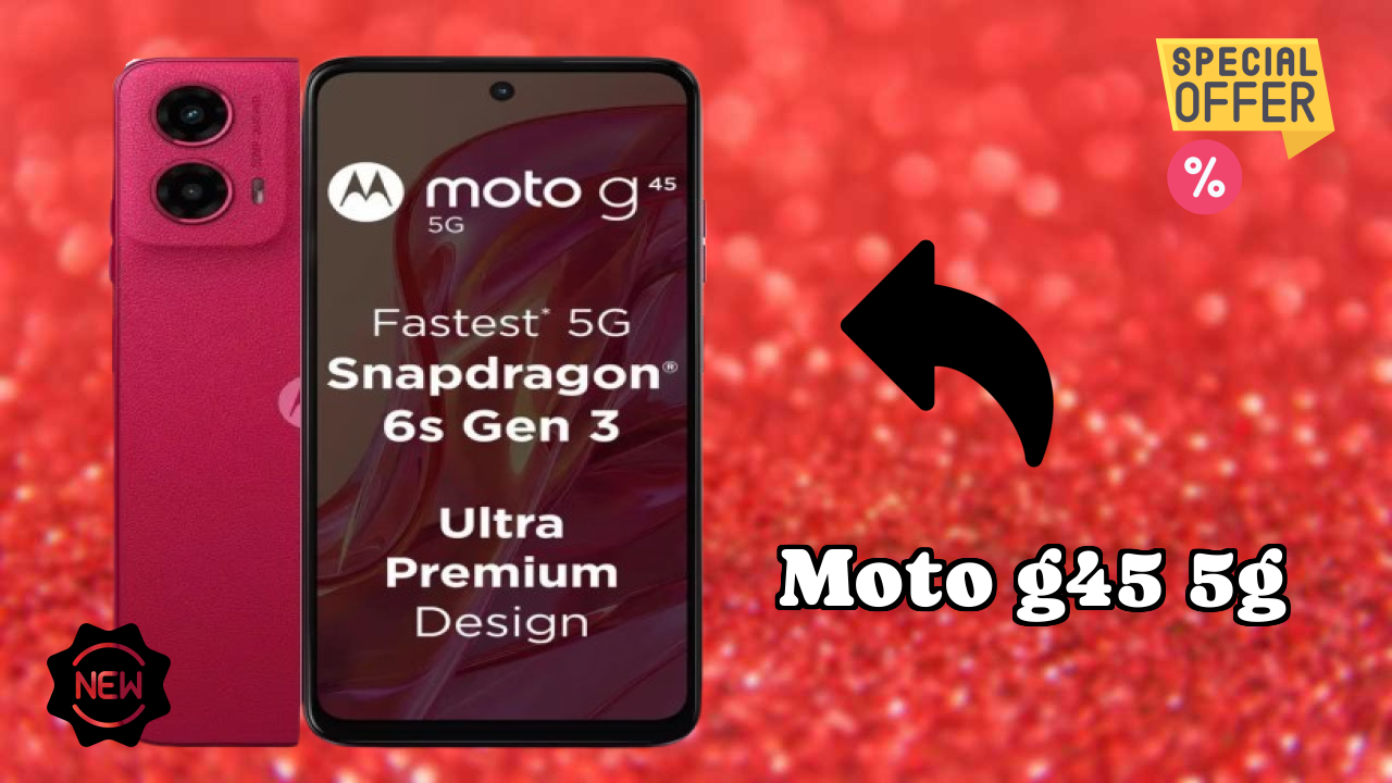 Moto G45 5G Display Analysis: 6.5 Inches (16.51 Cm) Quality