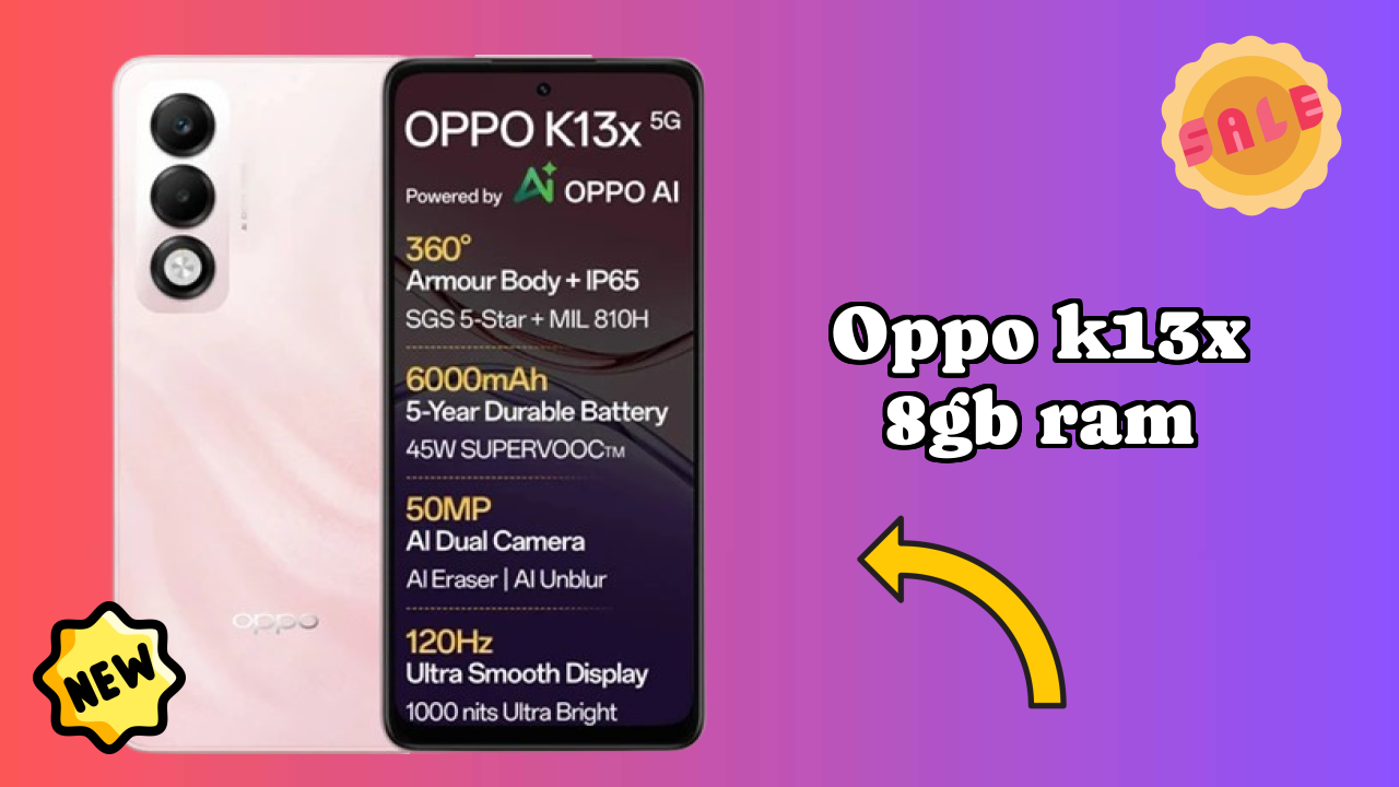 OPPO K13x 8GB RAM at ₹13,489 - Best Phone in This Price?