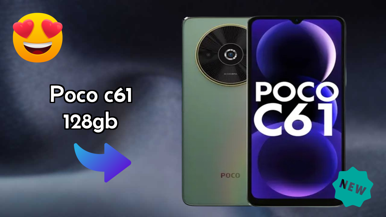 POCO C61 128GB at ₹8,499 - Best Features Listed