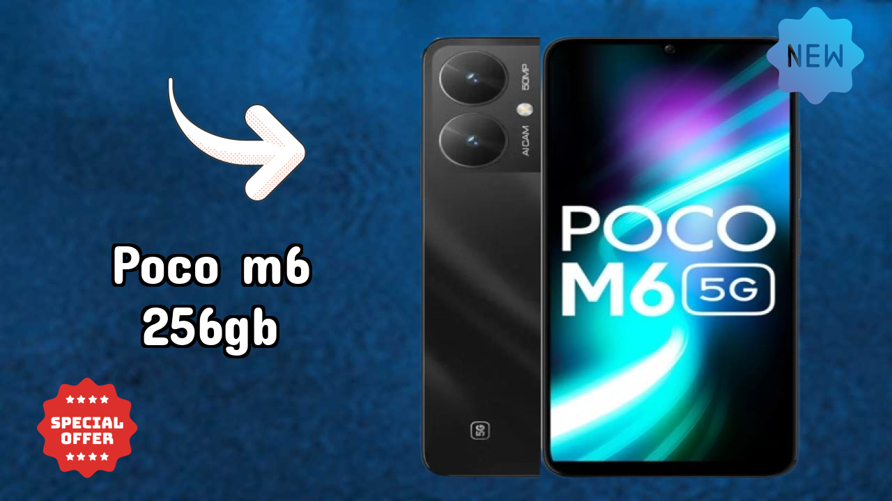 POCO M6 256GB at ₹13,499 - Complete Specifications List