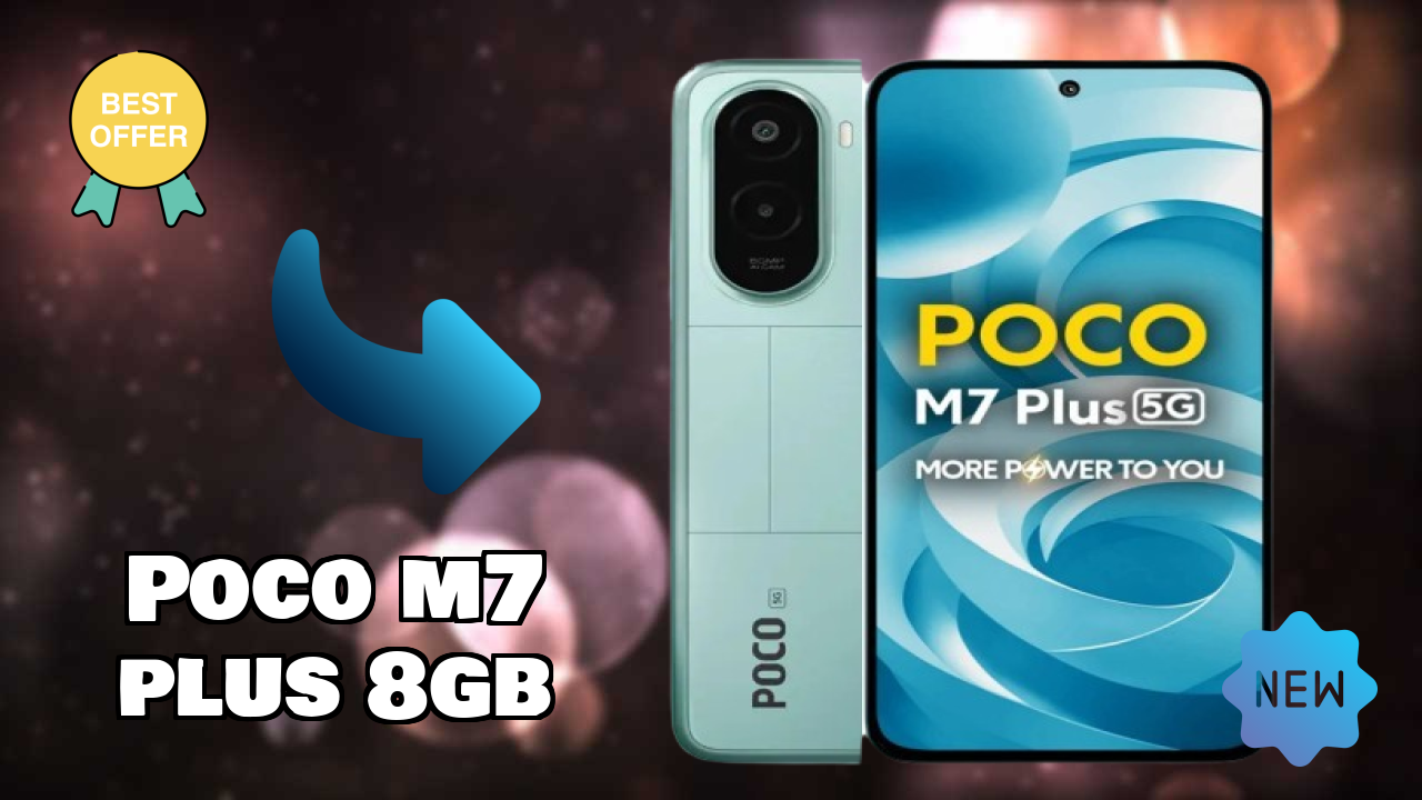 POCO M7 Plus 8GB Display Size: 6.9 Inches (17.53 Cm) Screen Quality