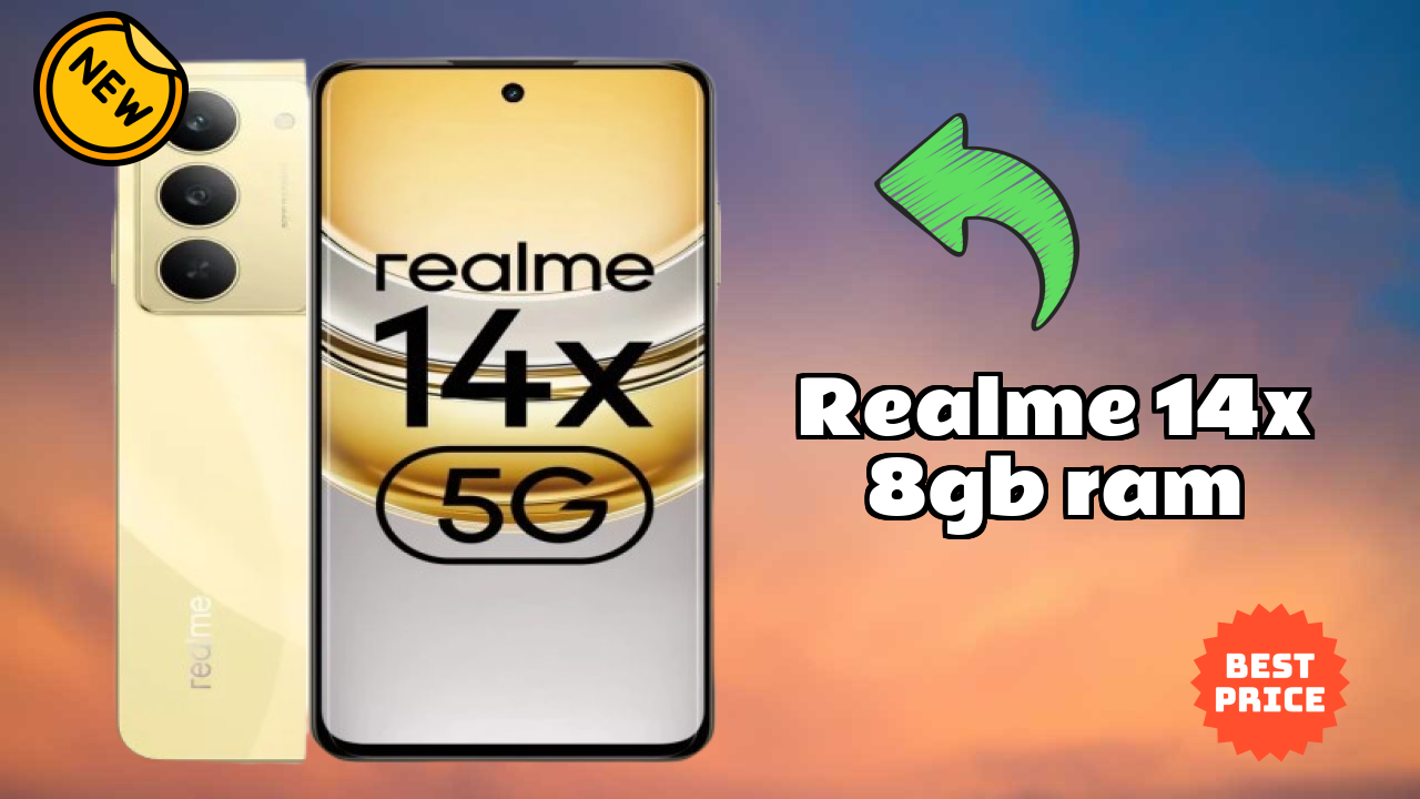 Realme 14x 8GB RAM Display Technology: IPS LCD Quality