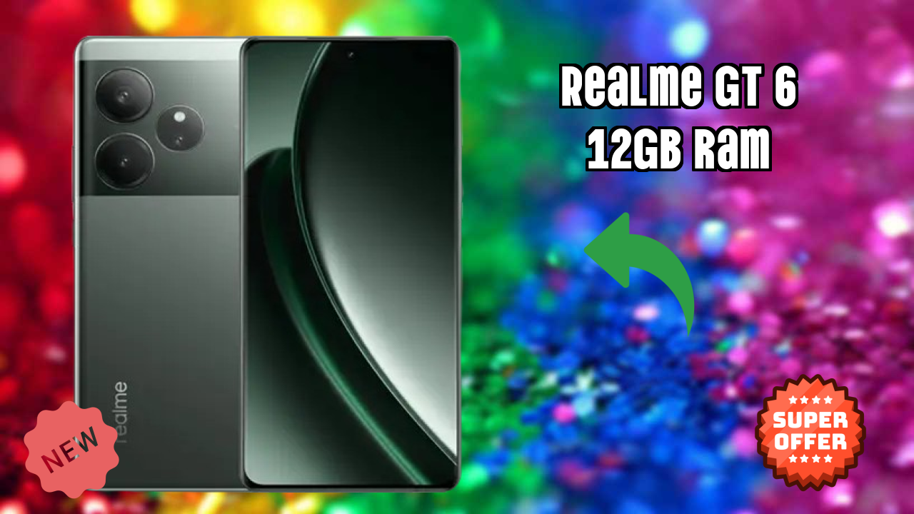 Realme GT 6 12GB RAM Display Size: 6.78 Inches (17.22 Cm) Screen Quality