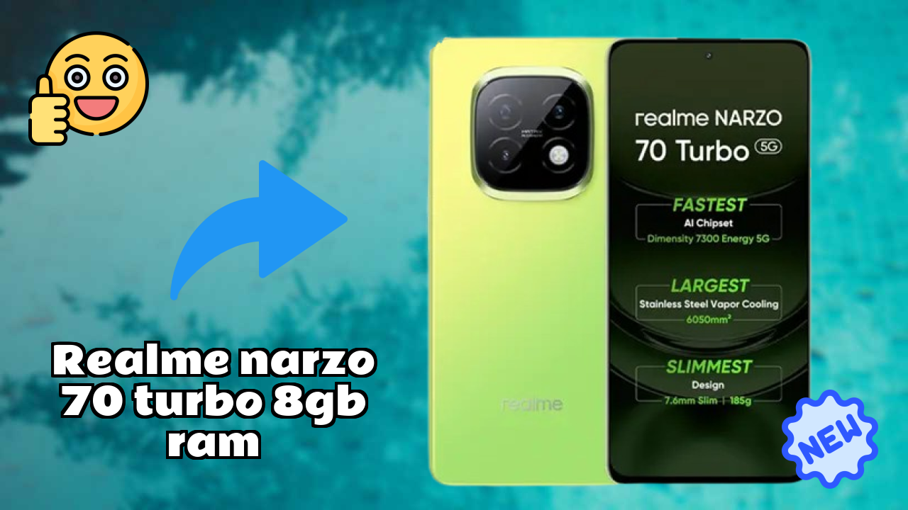 Realme Narzo 70 Turbo 8GB RAM Display Technology: OLED Explained