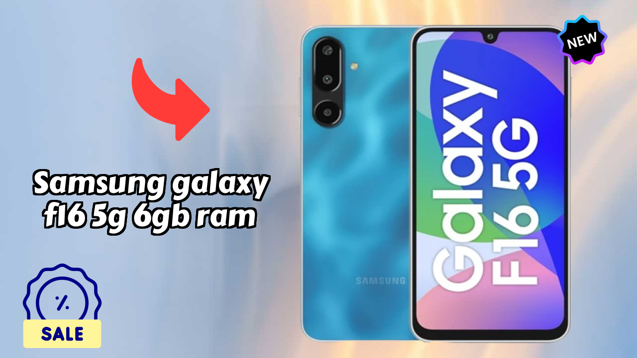 Samsung Galaxy F16 5G 6GB RAM Usage: 6 GB RAM Handles Heavy Tasks?