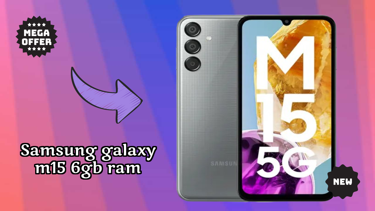 Samsung Galaxy M15 6GB RAM Display Size: 6.5 Inches (16.51 Cm) Screen Review