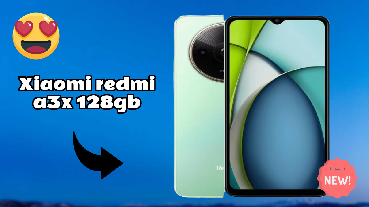Xiaomi Redmi A3X 128GB Display Size: 6.71 Inches (17.04 Cm) Screen Quality